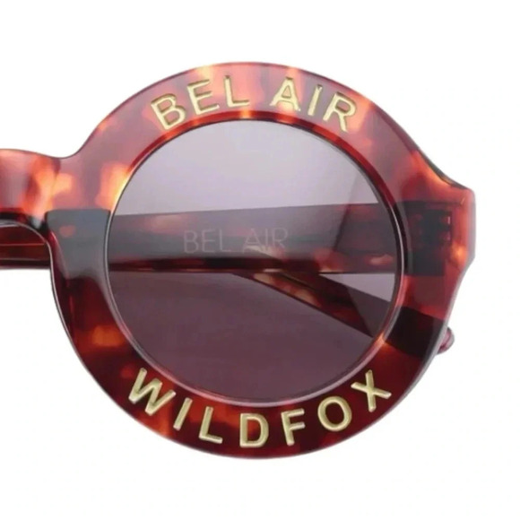 Wildfox Bel Air Frame | Tokyo Tortoise Round Sunglasses with Case MSRP 179 BNIB - Picture 3 of 16
